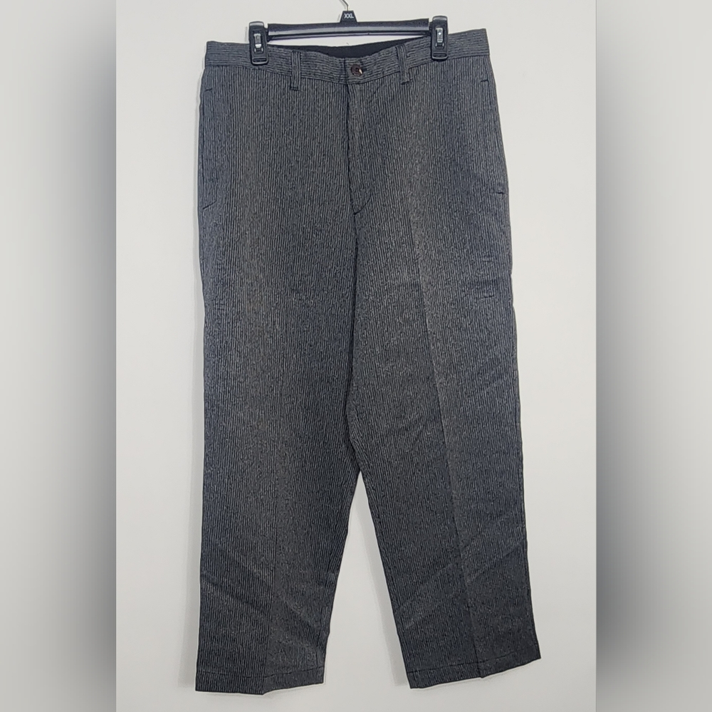 Odo black and white tweed dress pants,  waist 34", inseam 29"